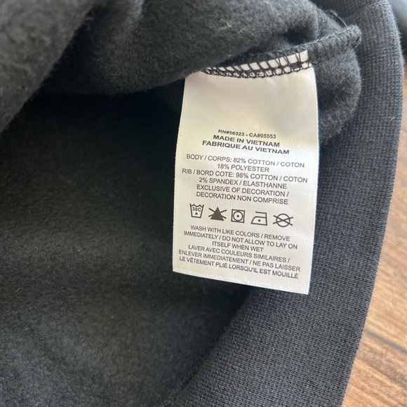 Jordan Flight fleece Black crop Sweatshirt - Picture 5 of 8